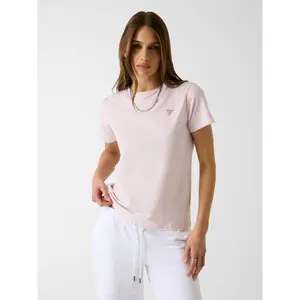 Women's T-shirt Guess Mini Triangle Regular Fit image-1
