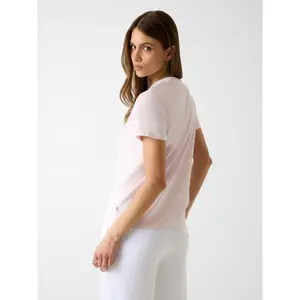 Women's T-shirt Guess Mini Triangle Regular Fit image-3
