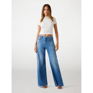 Damskie dżinsy z szerokimi nogawkami Guess Bellflower image-3