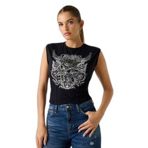 Koszulka damska Guess Rocker Smocked image-1