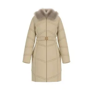 Doudoune long femme Guess Alienor image-0