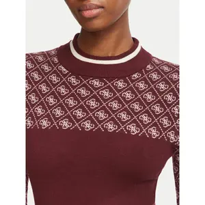 Jersey de cuello alto para mujer Guess Aubrey 4G image-3