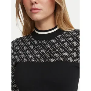 Jersey de cuello alto para mujer Guess Aubrey 4G image-3