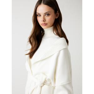 Chaqueta de punto con cinturón para mujer Guess image-3