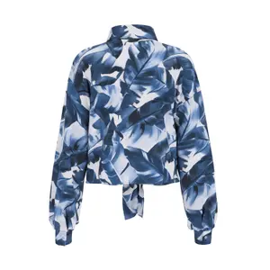 Camisa de mangas longas com laço para mulher Guess image-6