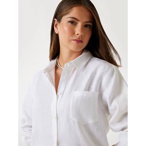 Women's long sleeve shirt Guess Gen Linen image-3
