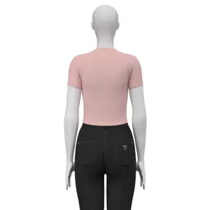 Women's T-shirt Guess Basic Mini Logo image-3