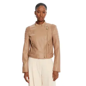 Casaco de PU com costura para mulher Guess Jeannine image-0