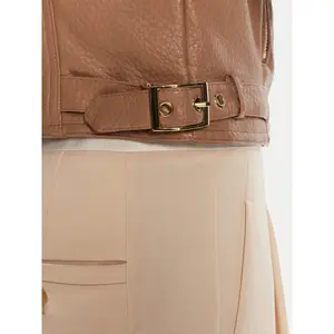 Casaco de PU com costura para mulher Guess Jeannine image-5