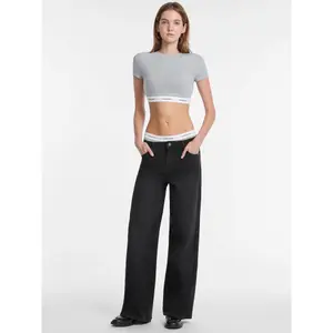Women's crop T-shirt Guess image-2