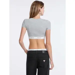Women's crop T-shirt Guess image-3