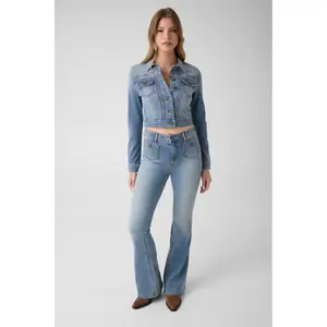 Flares jeans dam Guess Belle High Rise image-2