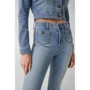 Flares jeans dam Guess Belle High Rise image-5