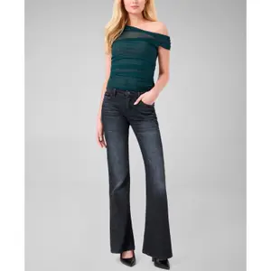 Jeans a gamba larga donna Guess Beverly Low Rise image-4