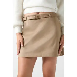 Φούστα γυναικεία Guess New Grace Suede image-1