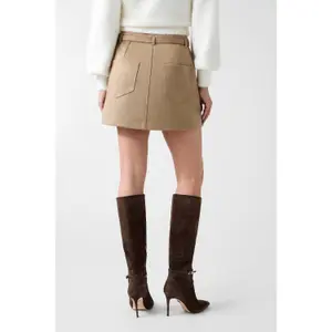 Φούστα γυναικεία Guess New Grace Suede image-2
