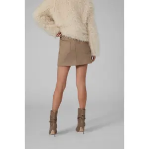 Φούστα γυναικεία Guess New Grace Suede image-3