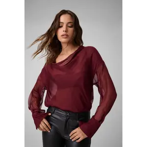 Deep V-Neck Bodysuit for Women Guess image-2