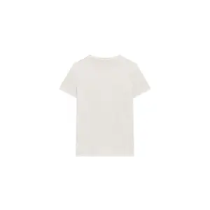 Embroidered Round Neck T-Shirt for Women Guess Script Logo 3D image-1