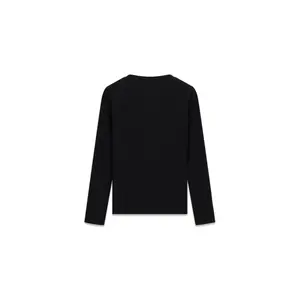 Women's long sleeve T-shirt Guess Round Crystals Logo image-1