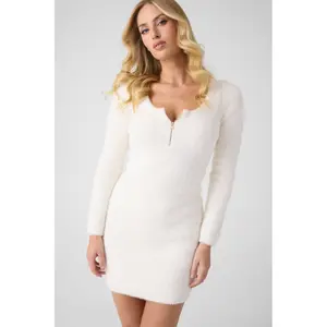 1/4 Zip Knit Dress for Women Guess Jaycee image-2