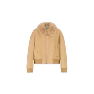 Women's Faux Fur Collar Bomber Guess Delores