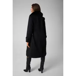Women's Fur Collar Coat Guess New Karole image-2