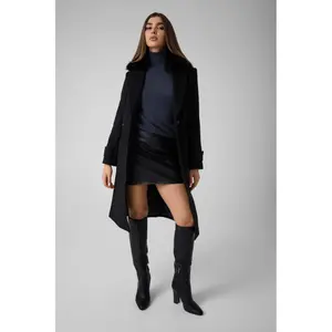 Women's Fur Collar Coat Guess New Karole image-3