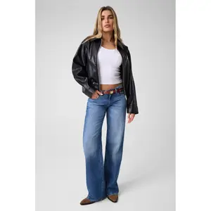 Women's PU Bomber Guess Audrine image-4