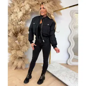 Bomber femme Guess Flora Fancy image-1