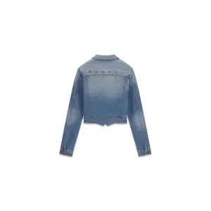 Women's denim jacket Guess Azure image-1