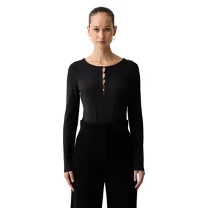 Langarmbody mit CN-Logo für Damen Guess Zanita image-0
