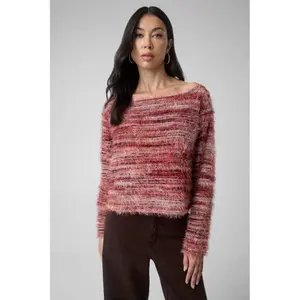 Women's long sleeve T-shirt Guess Justina Space Dye image-2