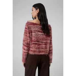 Women's long sleeve T-shirt Guess Justina Space Dye image-3