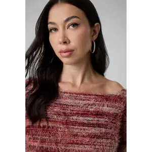 Women's long sleeve T-shirt Guess Justina Space Dye image-5