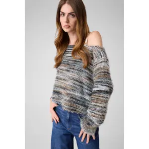 Women's long sleeve T-shirt Guess Justina Space Dye image-1