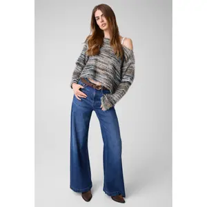 Women's long sleeve T-shirt Guess Justina Space Dye image-3