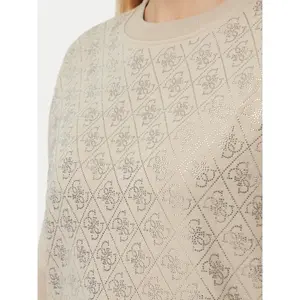 Sweatshirt woman Guess CN Allover 4G Crystals image-2