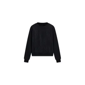 Round Neck Sweatshirt, All-over 4G Pattern and Crystals Women Guess