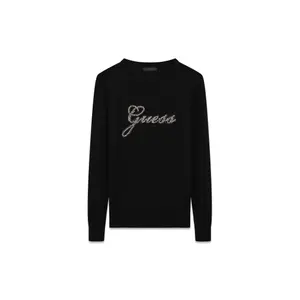 Pull Georgia med logo og rund hals til kvinder Guess
