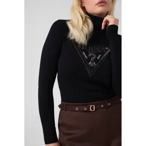 Jersey de cuello alto para mujer Guess Hallie image-3