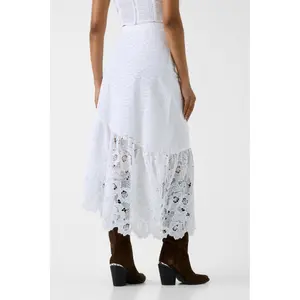 Gonna midi svasata con occhielli donna Guess Sharon image-3