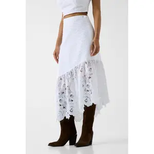 Gonna midi svasata con occhielli donna Guess Sharon image-4
