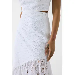 Gonna midi svasata con occhielli donna Guess Sharon image-5