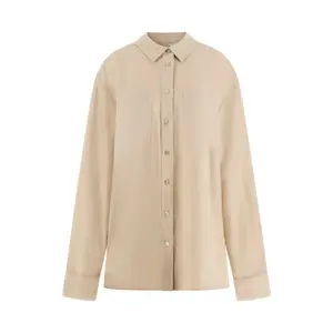 Camisa oversized de manga larga para mujer Guess Cadie image-0