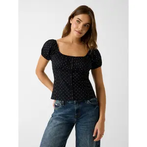 Dameshemd Guess Pleated Button UP image-1