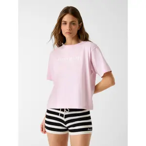 Printed Logo T-Shirt Women Guess image-1