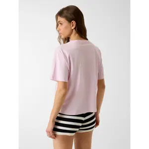 Printed Logo T-Shirt Women Guess image-3