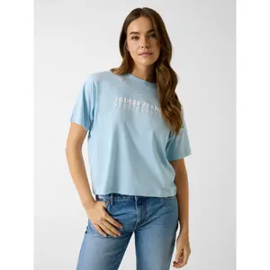 Women's T-shirt Guess Boxy Print Star image-1
