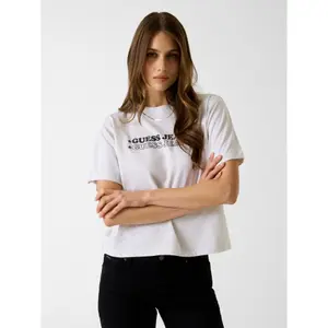 Women's T-shirt Guess Boxy Print Star image-1